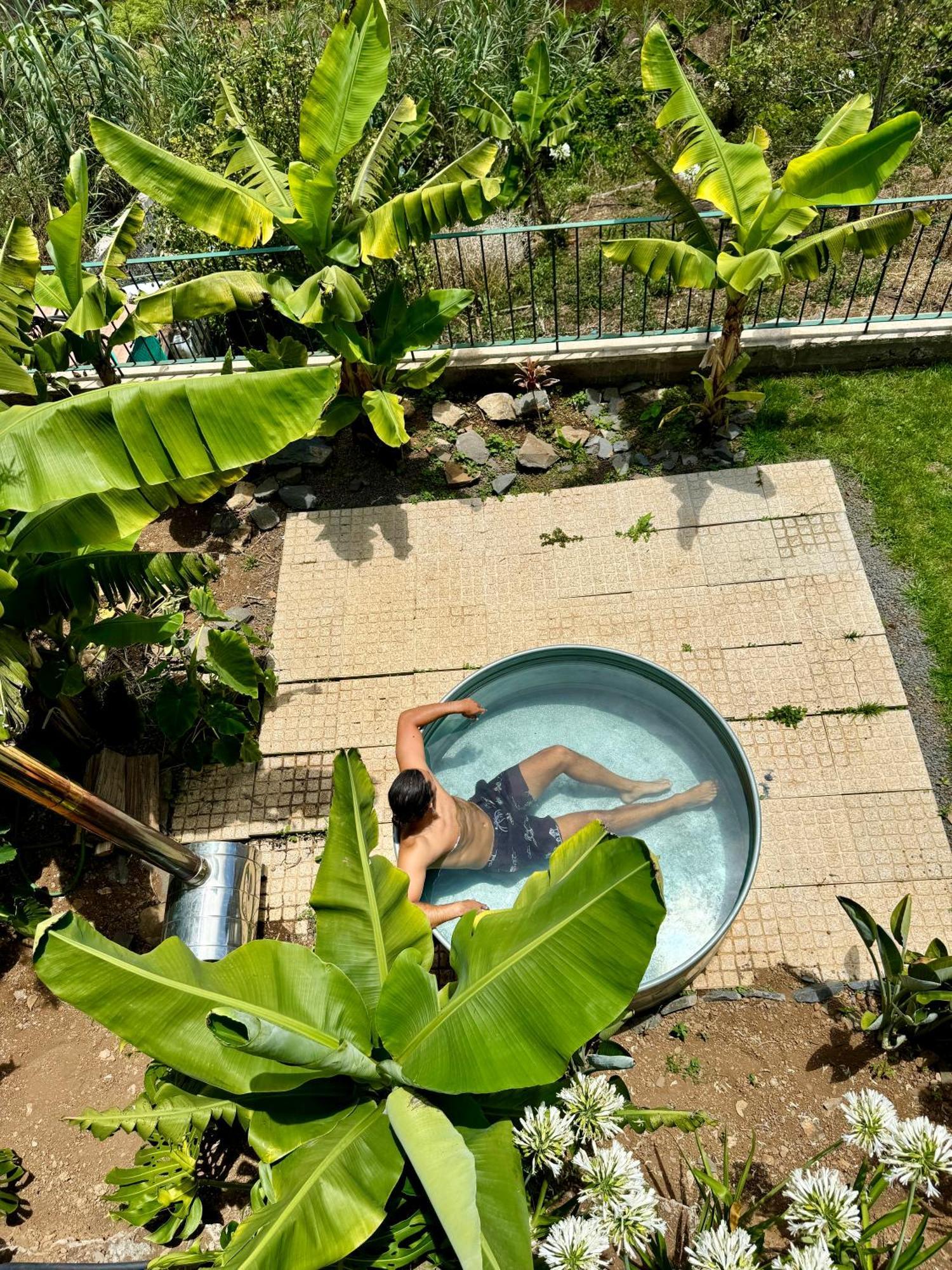 Meerblick - 3-Bett Villa Mit Terrassen & Hot-Tub Fajã da Ovelha Exterior foto
